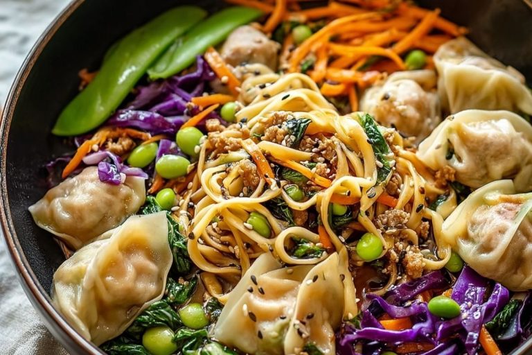 Potsticker Noodle Bowls