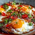Spicy Sweet and Sour Fried Eggs