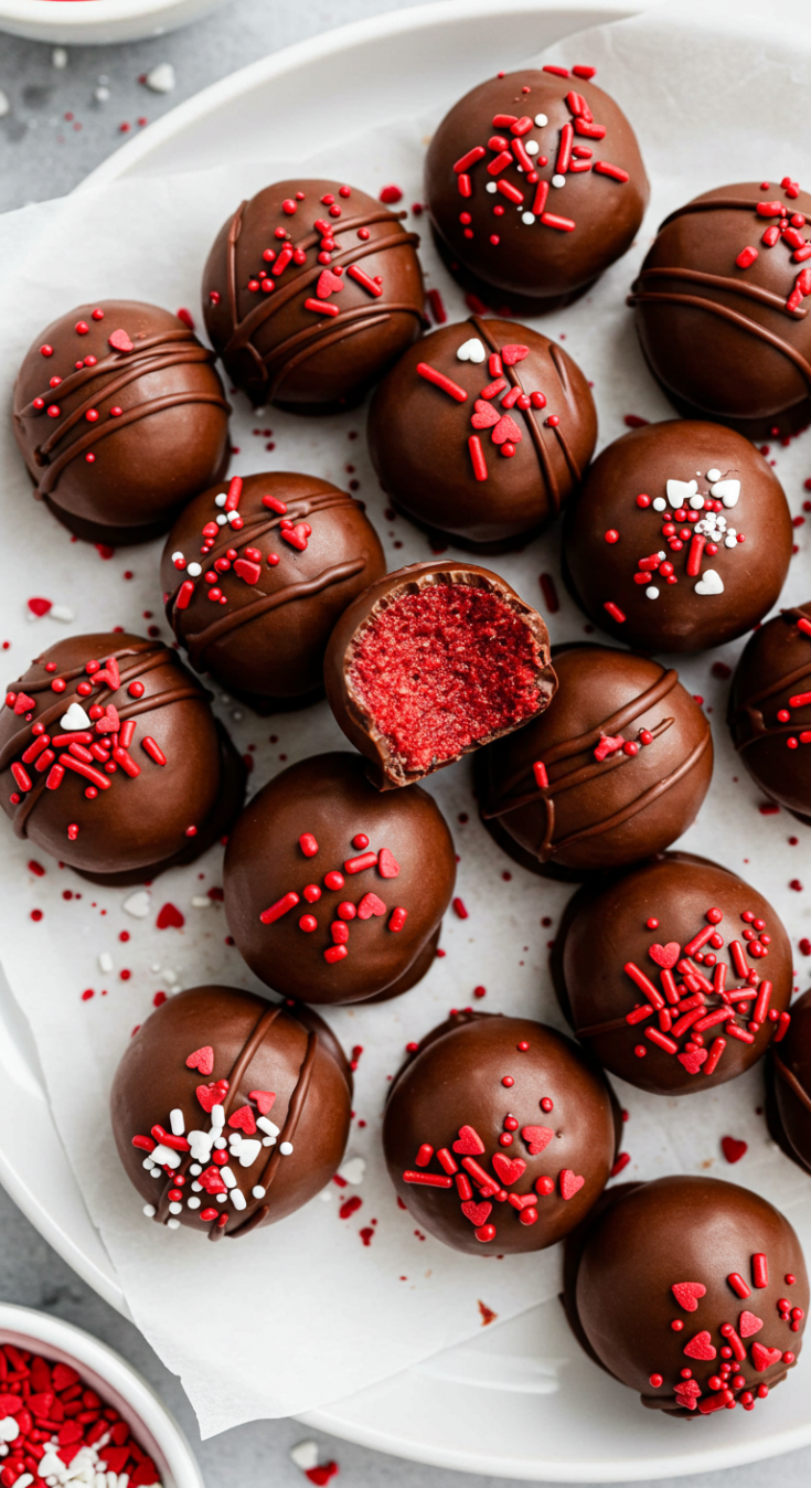 Red Velvet Cake Balls