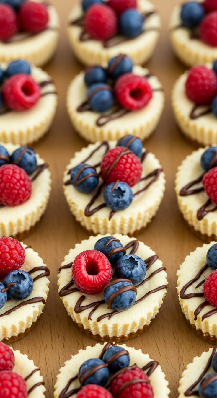 No Bake Mini Cheesecakes