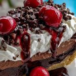 Chocolate Cherry Cream Pie