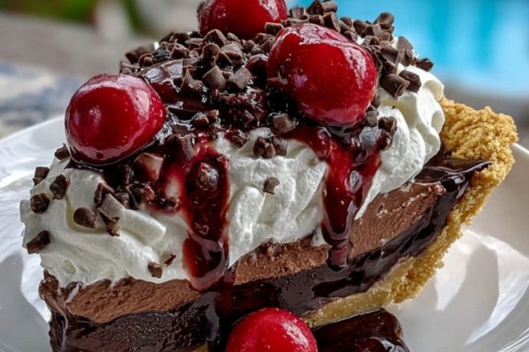 Chocolate Cherry Cream Pie