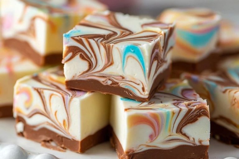 Easy Marshmallow Swirl Fudge