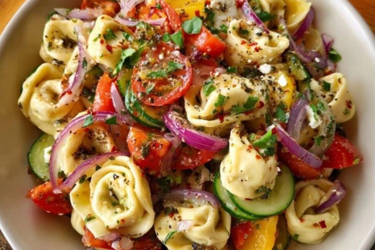 Garden Tortellini Pasta Salad