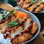 Japanese Katsu Bowls with Tonkatsu Sauce
