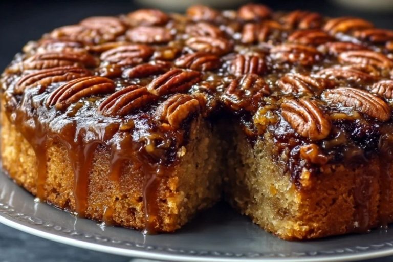 Pecan Upside Down Cake