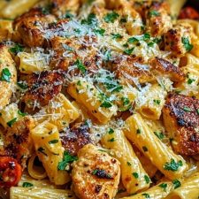 The Best Garlic Butter Chicken Rigatoni Recipe