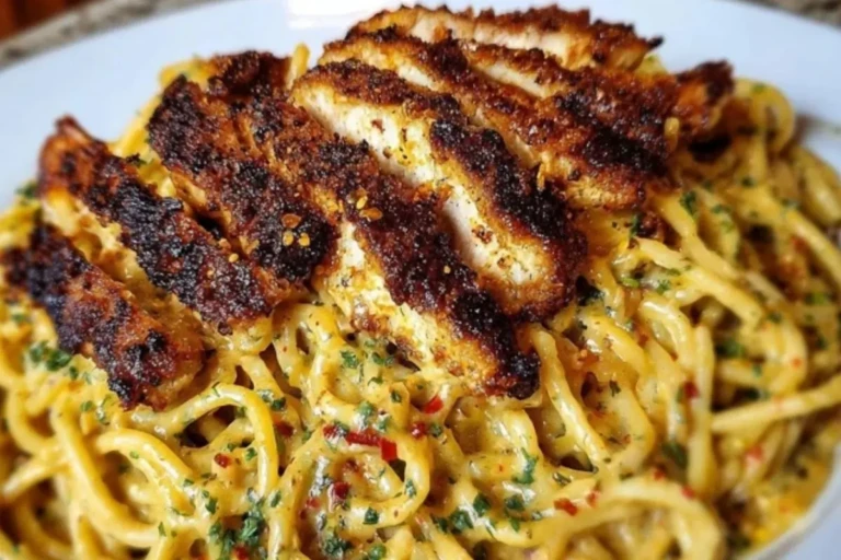 Cajun Chicken Spaghetti in Creamy Garlic Mozzarella Sauce 1