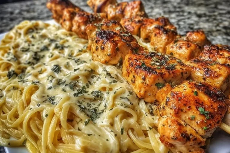 Cajun Garlic Butter Chicken Linguine in Creamy Parmesan Sauce 1