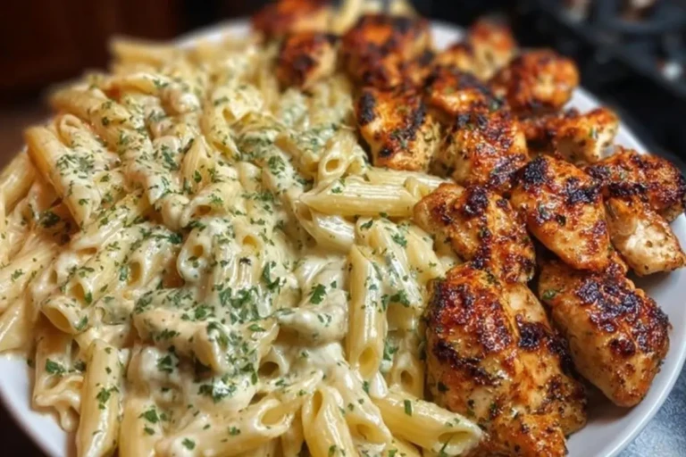 Cajun Garlic Butter Chicken Penne in Creamy Parmesan Sauce 1