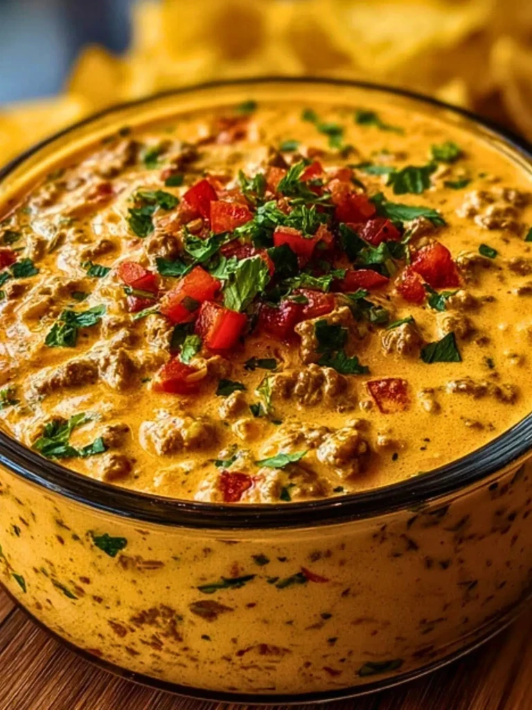 Cheesy Rotel Ranch Queso 2
