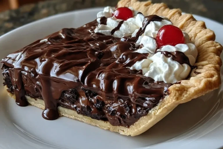 Decadent Hot Fudge Pie 1