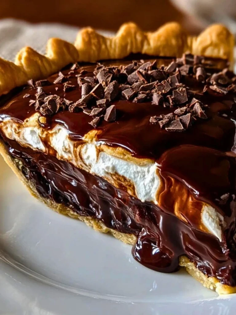 Decadent Hot Fudge Pie 2