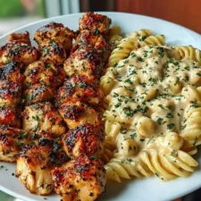 Easy Tuscan Garlic Chicken Bites Recipe