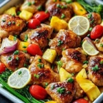 Hawaiian Chicken Sheet Pan 1
