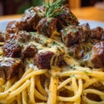 Savory Beef Linguine with Velvety Garlic Butter Sauce 1