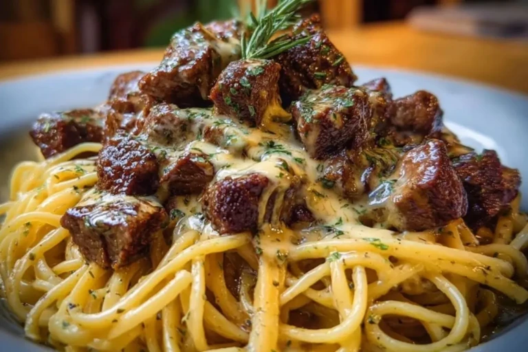 Savory Beef Linguine with Velvety Garlic Butter Sauce 1