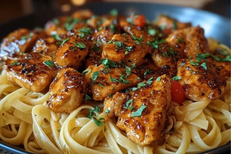 Spicy Cajun Honey Butter Chicken & Pasta 1
