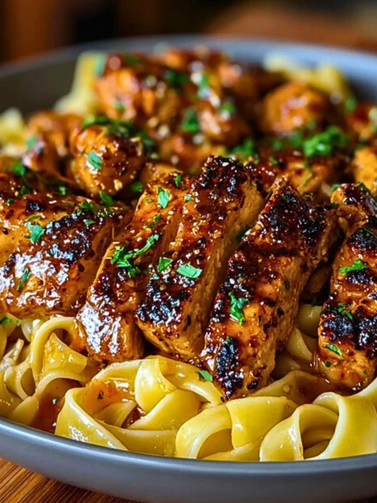 Spicy Cajun Honey Butter Chicken & Pasta 2