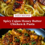 Spicy Cajun Honey Butter Chicken & Pasta Pin