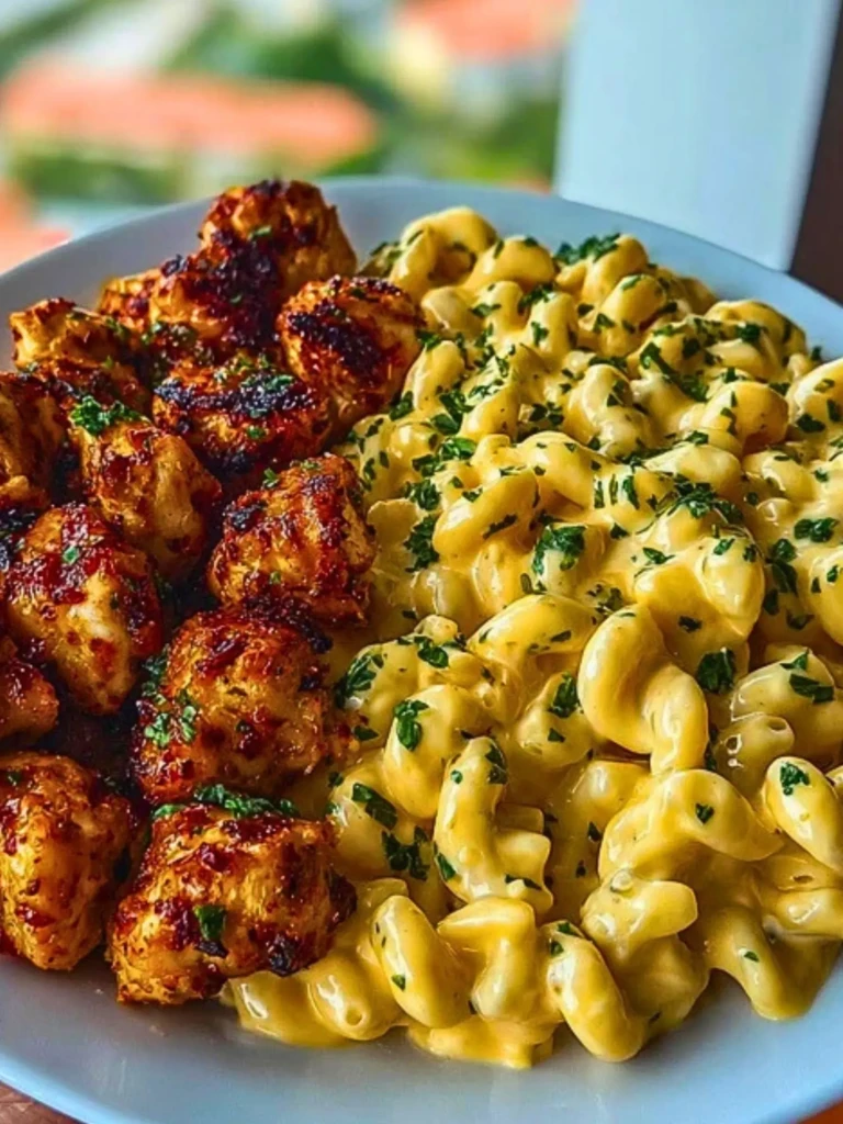 The Best Garlic Butter Chicken Bites with Spicy Cajun Alfredo Recipe 2