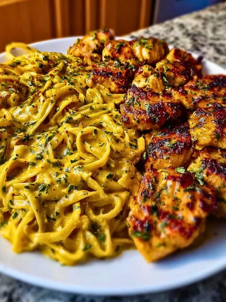 Velveeta Chicken Linguine with Spicy Cajun Alfredo 2
