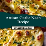 Artisan Garlic Naan Recipe Pin 1