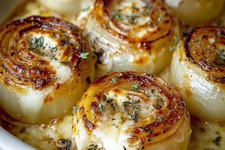 Baked Onions with Asiago Cheese