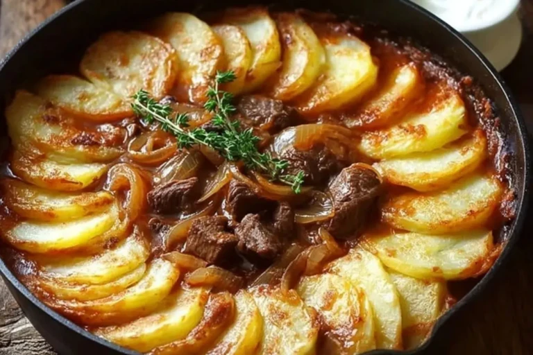 Beef Stew with Potato Topping 1
