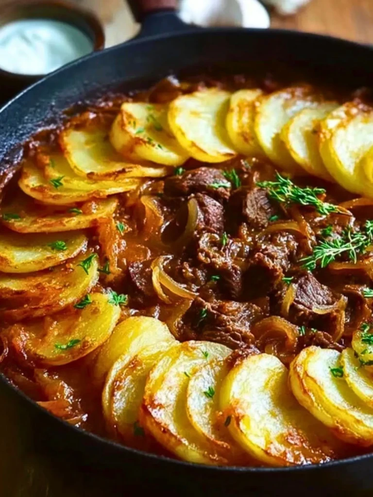 Beef Stew with Potato Topping 2