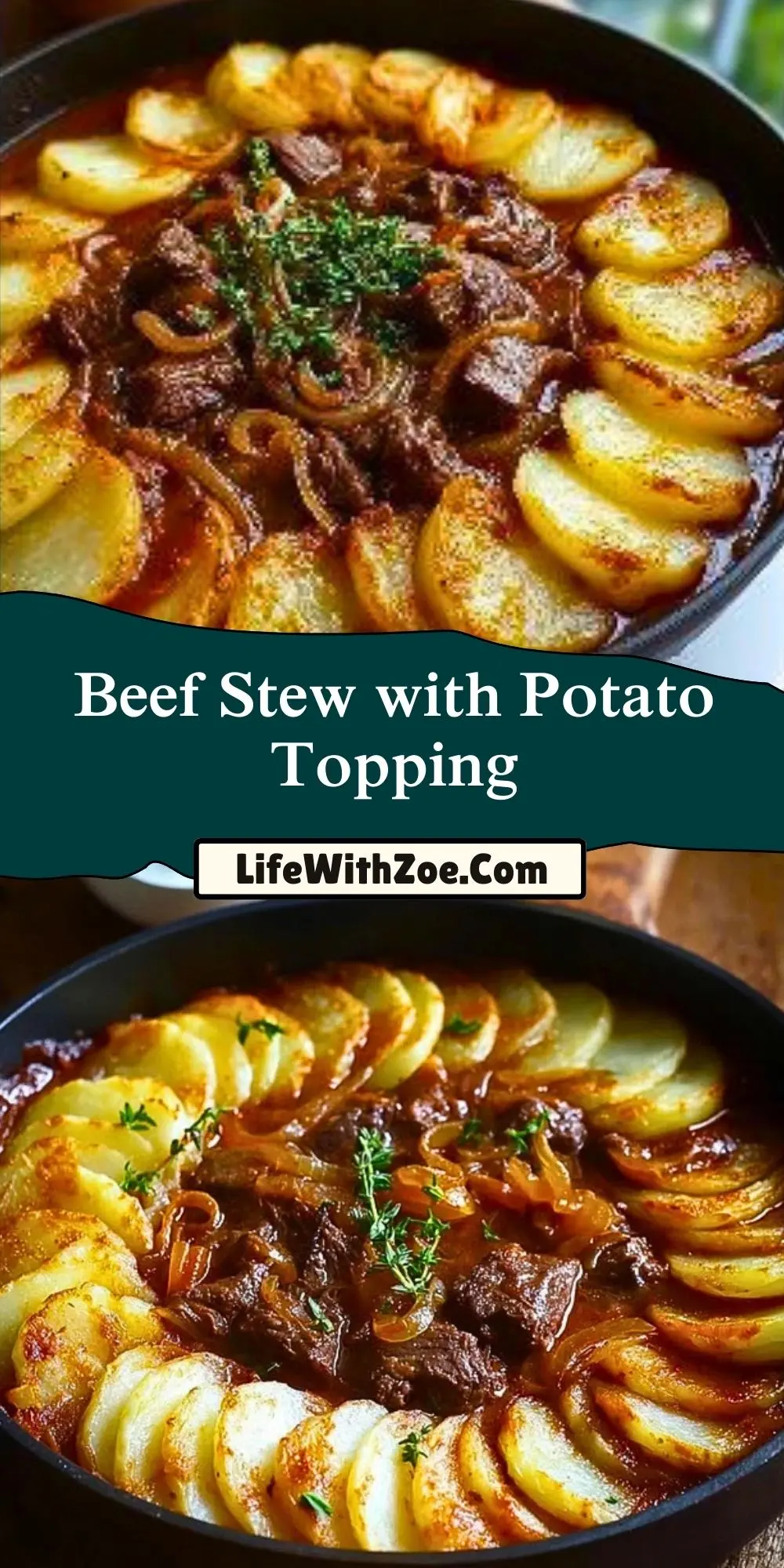 Beef Stew with Potato Topping Pin 1