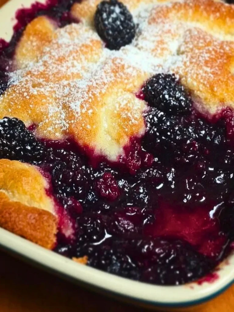 Blackberry Cobbler Recipe 2
