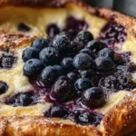 Blueberry Lemon Dutch Baby