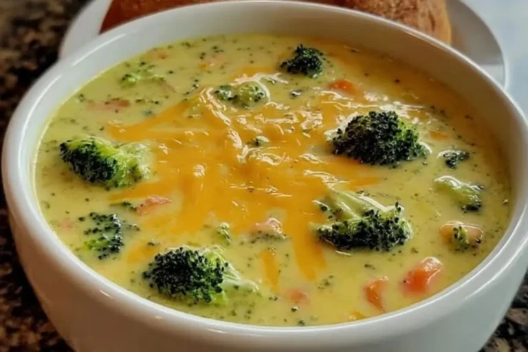 Broccoli and Cheese Soup in a Slow Cooker 1