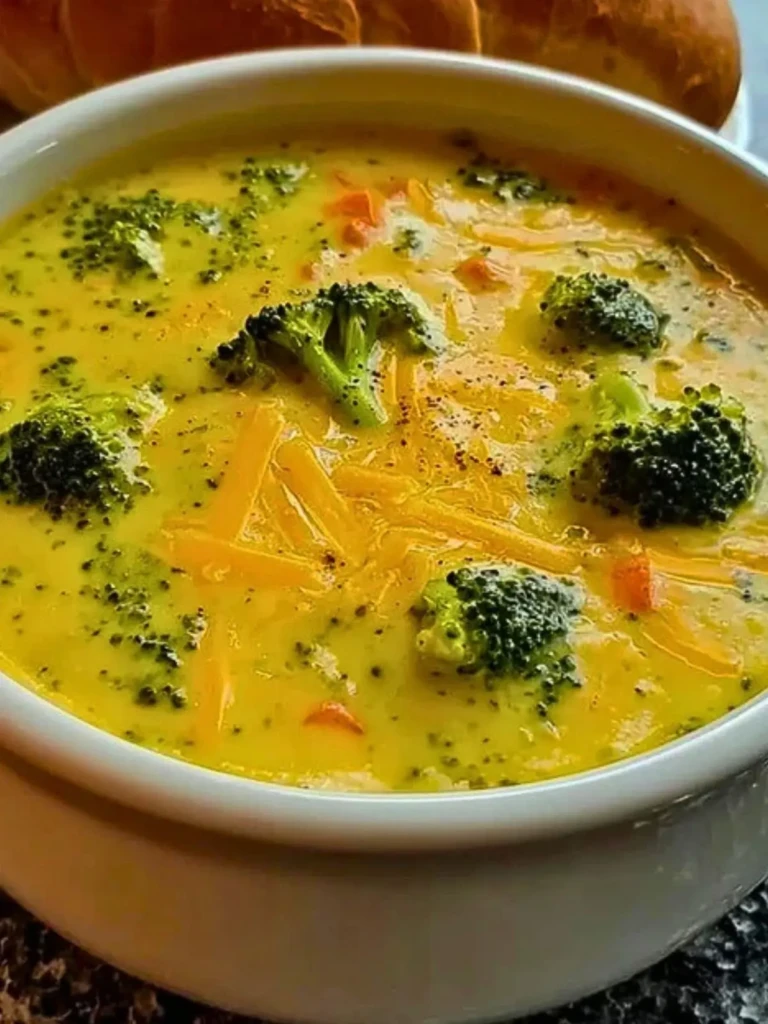 Broccoli and Cheese Soup in a Slow Cooker 2