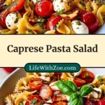 Caprese Pasta Salad Pin 2