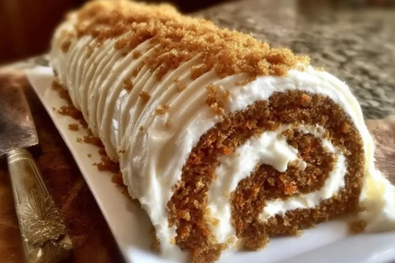 Carrot Cake Roll with Cream Cheese Frosting Recipe 1