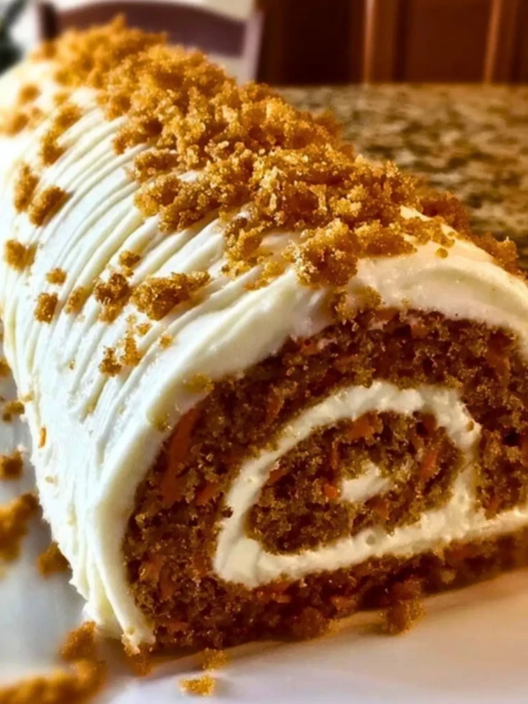 Carrot Cake Roll with Cream Cheese Frosting Recipe 2