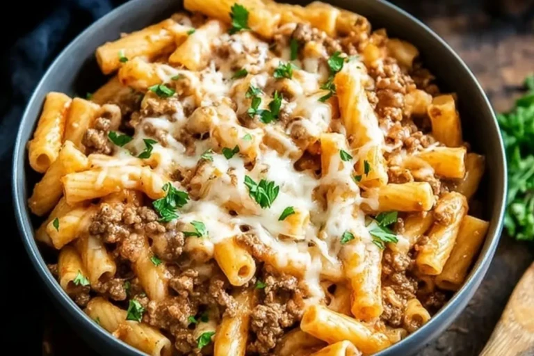 Cheeseburger Pasta 1