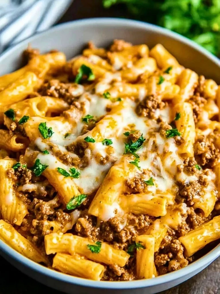 Cheeseburger Pasta 2