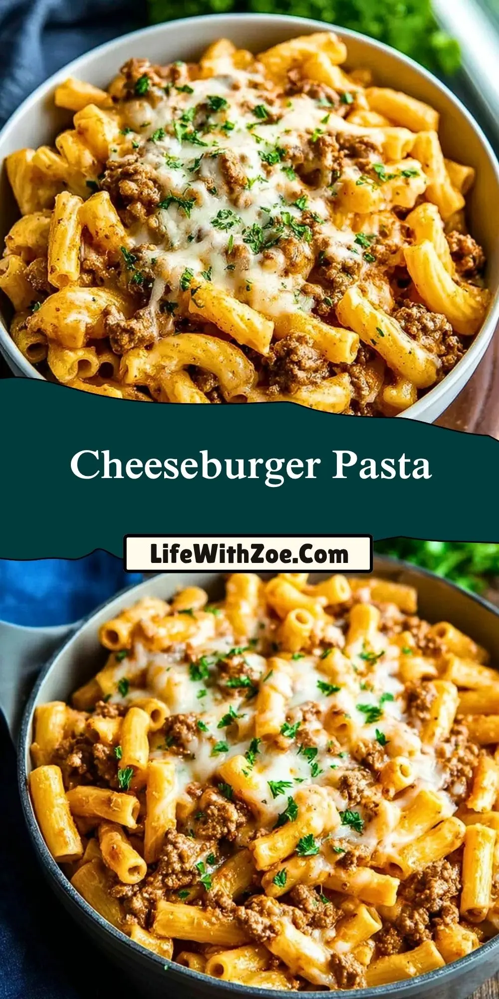 Cheeseburger Pasta Pin 1