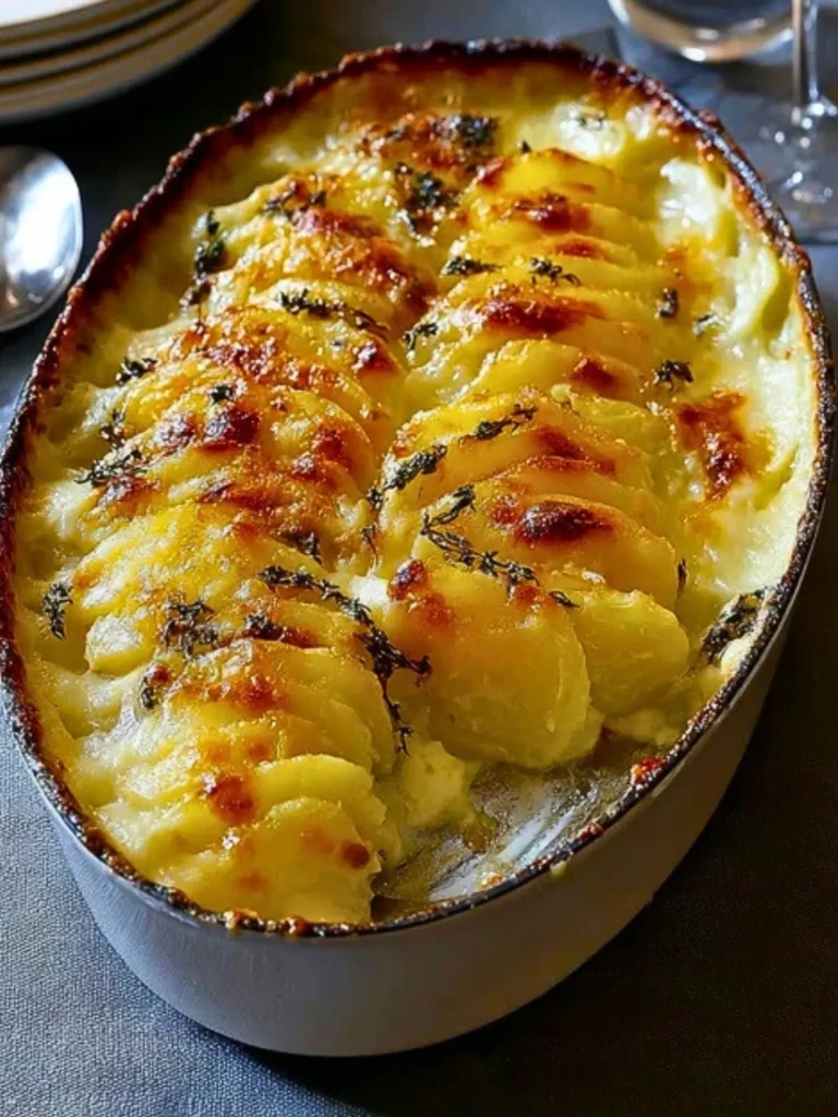 Cheesy Garlic Potatoes Gratin 2