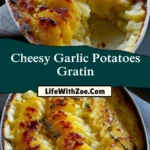 Cheesy Garlic Potatoes Gratin Pin 1