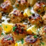 Chicken Piccata Meatballs 1