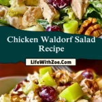 Chicken Waldorf Salad Recipe Pin 1