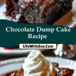 Chocolate Dump Cake Recipe Pin 1