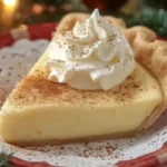 Christmas Eve Cinnamon-Vanilla Creamy Custard Pie 1