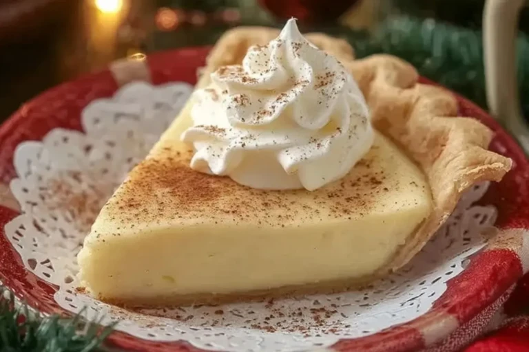 Christmas Eve Cinnamon-Vanilla Creamy Custard Pie 1