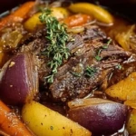 Cider-Braised Beef with Apples & Onions 1