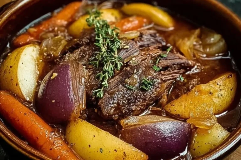 Cider-Braised Beef with Apples & Onions 1
